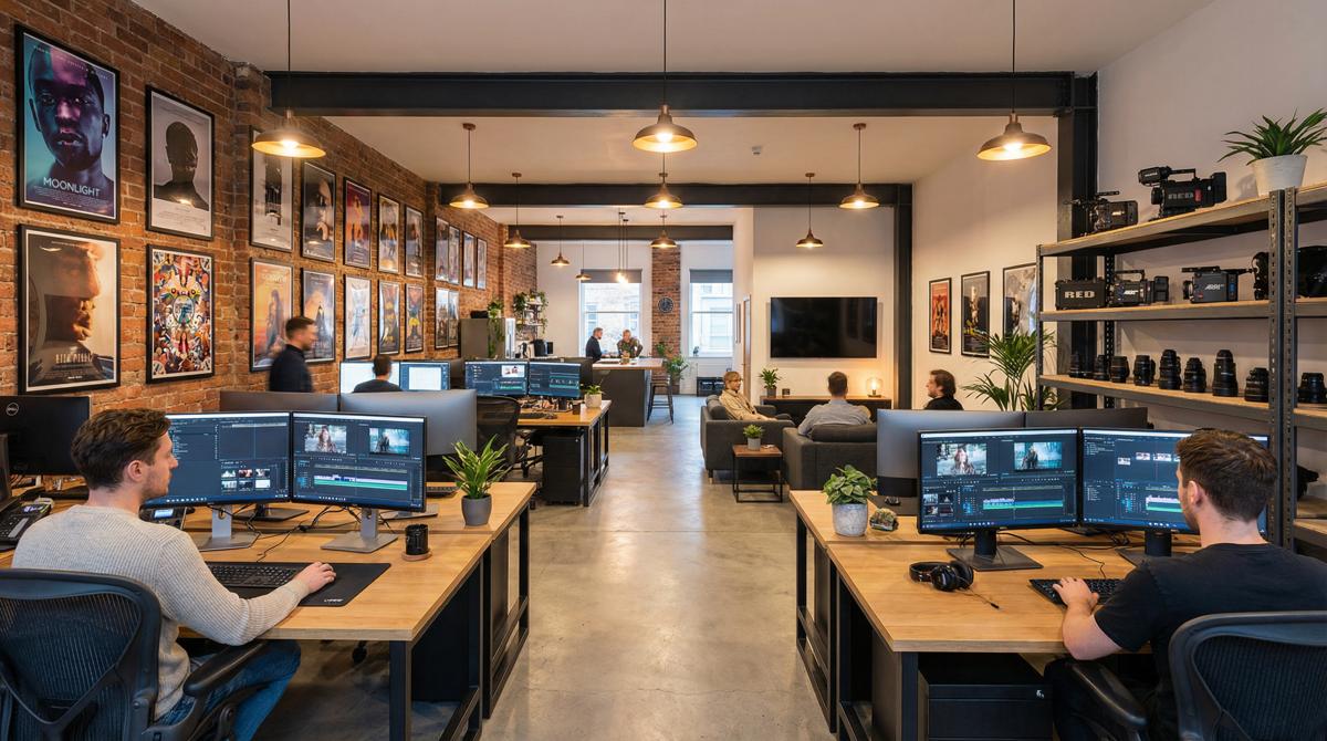 国产自拍影视传媒公司办公环境