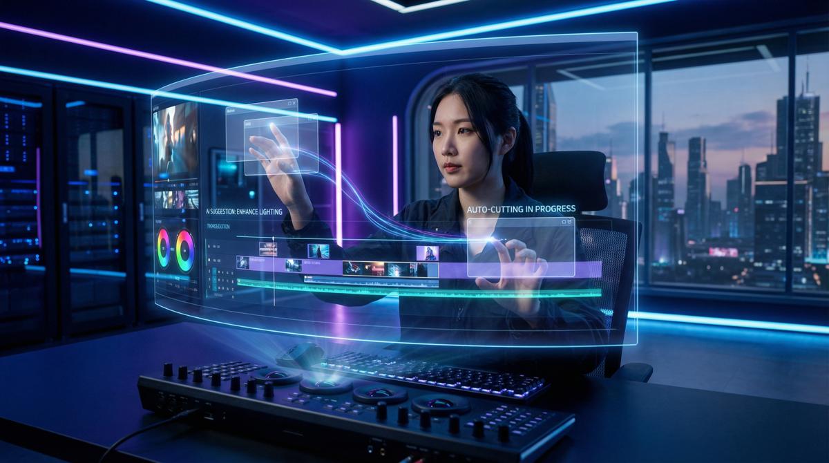 国产自拍AI视频剪辑教程